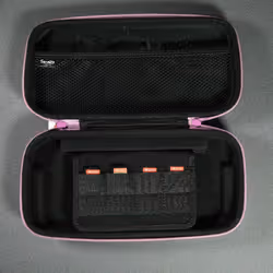 Konix 00149000001 custodia per console portatile Custodia rigida Nintendo Multicolore, Rosa - Vista aggiuntiva 6