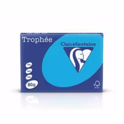 Clairefontaine Trophée, Universale, A4 (210x297 mm), 500 fogli, 80 g/m², Grigio, 2,5 kg