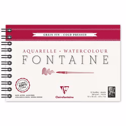 Clairefontaine 3329680963120, Blocco di carta da disegno, 300 g/m², 25 fogli