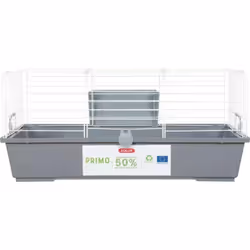 Zolux - primo 80 cm - gabbia per roditori - bianco e grigio