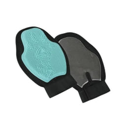 ZOLUX 470837 pettine e spazzola per animali Nero, Blu Cane Guanto