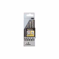 Codice: 3336600006904 Marca: DIAGER. Serie punte Widia, elica fresata ad U, specifiche per cemento, mattoni blocchetti, carto ...