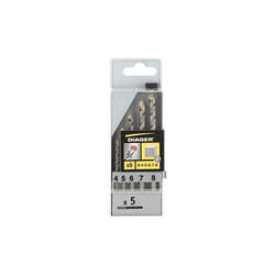 Diager Serie Punte Widia Art.251c Mega-Flash 5 Pezzi