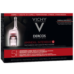 Vichy Dercos Aminexil Intensive 5 Trattamento Capelli Uomo 42 Fiale