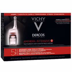 Vichy Dercos Aminexil Intensive 5 Trattamento Capelli Uomo 42 Fiale