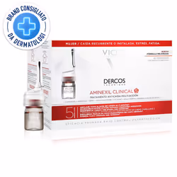 Vichy Dercos Aminexil è un trattamento anticaduta intensivo per donna, ideale per contrastare la caduta temporanea dei capell ...