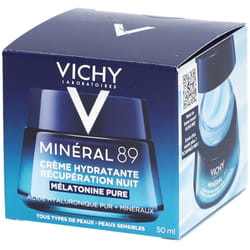 Vichy Mineral 89 Crema Notte Rigenerante con Melatonina Pura 50ml