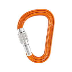 Petzl Attache Moschettone di blocco A forma di D Alluminio Arancione 1 pz