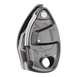 Petzl Grigri + Assicuratore con Maniglia Antipanico, Grigio
