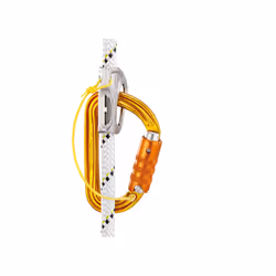 Petzl M39A SL moschettone da scalata Moschettone di blocco A forma di D Alluminio Giallo 1 pz - Vista aggiuntiva 2