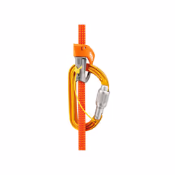 Petzl M39A SL moschettone da scalata Moschettone di blocco A forma di D Alluminio Giallo 1 pz - Vista aggiuntiva 6