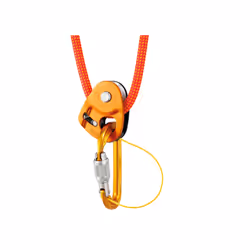 Petzl M39A SL moschettone da scalata Moschettone di blocco A forma di D Alluminio Giallo 1 pz - Vista aggiuntiva 7