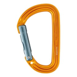 Petzl M39A S moschettone da scalata Moschettone di blocco A forma di D Alluminio Giallo 1 pz