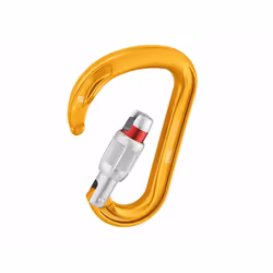 Petzl ATTACHE Moschettone di blocco A forma di D Alluminio Giallo 1 pz - Vista aggiuntiva 5