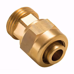 Raccord pour tube PER à compression diamètre 12 - mâle 3/8' (12x17). Raccord à visser (par compression) sur tube PER pour une ...