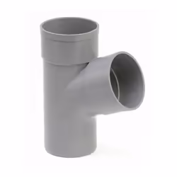 Girpi XCS4, Raccordo a T a pressione, PVC, Maschio/Femmina, Grigio, 67°, 10 cm