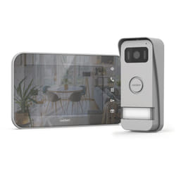 Kit videocitofono monofamiliare specchiato vetro elegante elia Avidsen