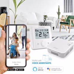 Termostato Wi-Fi senza fili - Avidsen HomeFlow WL - Vista aggiuntiva 2