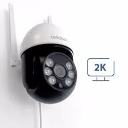 Telecamera Wi-Fi Esterno HomeCam2K PTZ, motorizzata con Copertura Visiva 360 °, visione notturna a colori e Sirena allarme integrata - Avidsen - Vista aggiuntiva 2