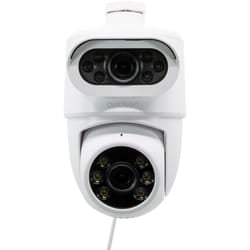Telecamera ip motorizzata 2K per esterni con doppio obiettivo HomeCam Dual ptz Avidsen 127156