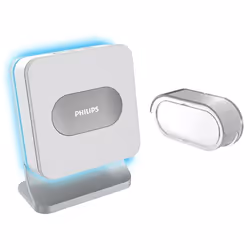 Philips DES7500DCH/10, Grigio, Bianco, IP65, Wireless, 433 MHz, 300 m, AC, Batteria