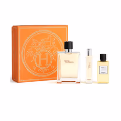 Hermes Terre d'Hermès Cofanetto Eau de Toilette 100ml spray Eau De Toilette 15ml spray e Docciaschiuma 40ml, Uomo, 2 pz, Eau ...