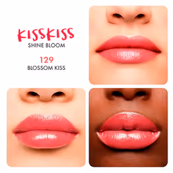 Guerlain KissKiss Shine Bloom Rossetto brillante composto al 95% da ingredienti di origine naturale 219 Eternal Rose - Vista aggiuntiva 4