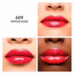 Guerlain KissKiss Shine Bloom Rossetto brillante composto al 95% da ingredienti di origine naturale 609 Spring Rose - Vista aggiuntiva 4