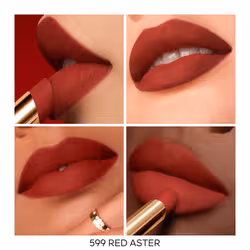 Guerlain KissKiss Kissproof Honey Blurred Matte Lipstick 599 Red Aster 1.85g - Vista aggiuntiva 4