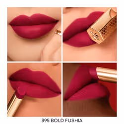 Guerlain KissKiss Kissproof Honey Blurred Matte Lipstick 395 Bold Fuchsia 1.85g - Vista aggiuntiva 4