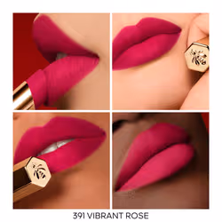 Guerlain KissKiss Kissproof Honey Blurred Matte Lipstick 391 Vibrant Rose 1.85g - Vista aggiuntiva 4