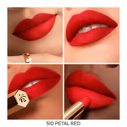 Guerlain KissKiss Kissproof Honey Blurred Matte Lipstick 510 Petal Red 1.85g - Vista aggiuntiva 4