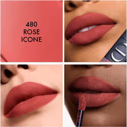 Dior Rouge On Stage Ink 6 ml 480 Rose Icone Opaco - Vista aggiuntiva 2