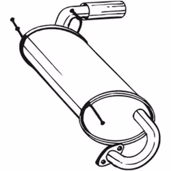 Silenziatore posteriore BOSAL 171-003