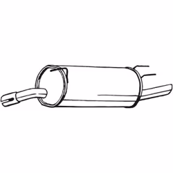 Silenziatore posteriore BOSAL 185-157