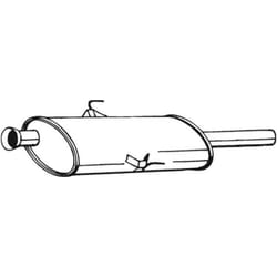 Silenziatore centrale BOSAL 200-159