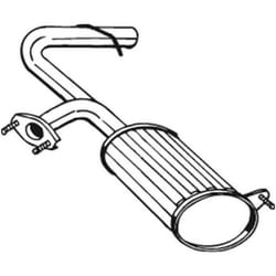 Silenziatore posteriore BOSAL 229-501