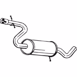Silenziatore centrale BOSAL 233-181