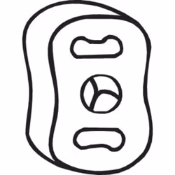 Paraurti, silenziatore BOSAL 255-024