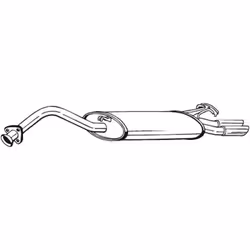 Silenziatore posteriore BOSAL 278-147