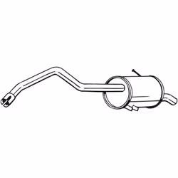 Silenziatore posteriore BOSAL 278-707