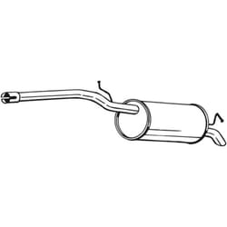 Silenziatore posteriore BOSAL 280-161
