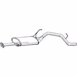 Silenziatore posteriore BOSAL 284-147