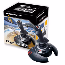 Thrustmaster T.Flight Stick X Nero, Rosso, Argento USB Joystick Analogico PC, Playstation 3 - Vista aggiuntiva 4