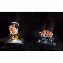 Thrustmaster T-16000M FCS Hotas Nero, Arancione USB Joystick Analogico/Digitale MAC, PC - Vista aggiuntiva 4