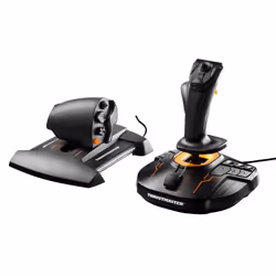 Thrustmaster T-16000M FCS Hotas Nero, Arancione USB Joystick Analogico/Digitale MAC, PC - Vista aggiuntiva 6