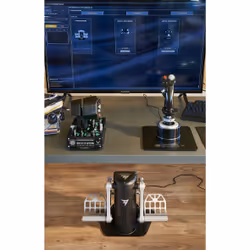 Thrustmaster TPR Rudder Nero, Argento USB Simulazione di Volo Analogico PC - Vista aggiuntiva 8