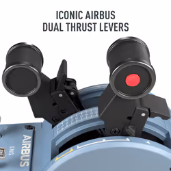 Thrustmaster TCA Quadrant Airbus Edition Nero, Blu Simulazione di Volo PC - Vista aggiuntiva 7