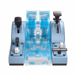 Thrustmaster TCA Quadrant Add-On Airbus Edition Nero, Blu Simulazione di Volo PC - Vista aggiuntiva 4