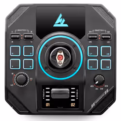 Thrustmaster Sol-R 4 HOTAS Nero USB Joystick + leva di controllo del motore Analogico/Digitale PC - Vista aggiuntiva 5
